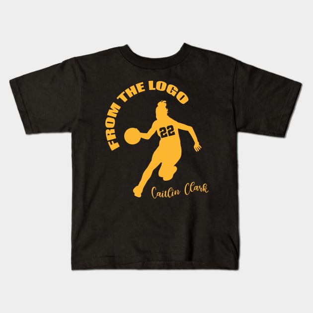 Caitlin Clark Kids T-Shirt by Nolinomeg